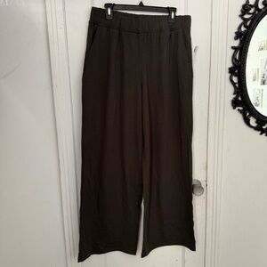 Gray Wide-Leg Athletic Pants NWT